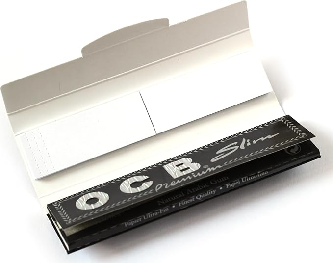 OCB Rolling Papers Black Slim + Filters