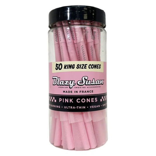 Blazy Susan Pink Cones King Size Jar of 50