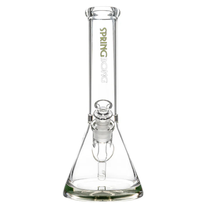 Springbong Green and Gold Beaker Bong