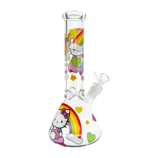 Hello Kitty Rainbow Glass Bong