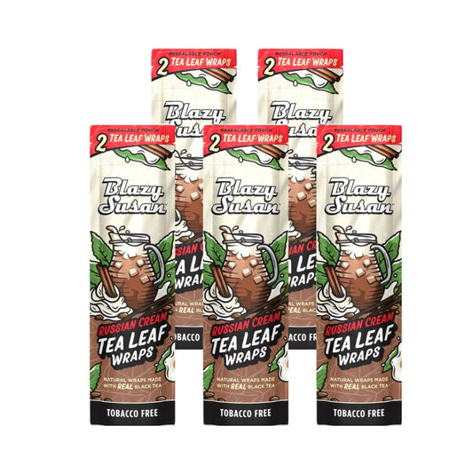 Blazy Susan Tea Leaf Wraps Russian Cream