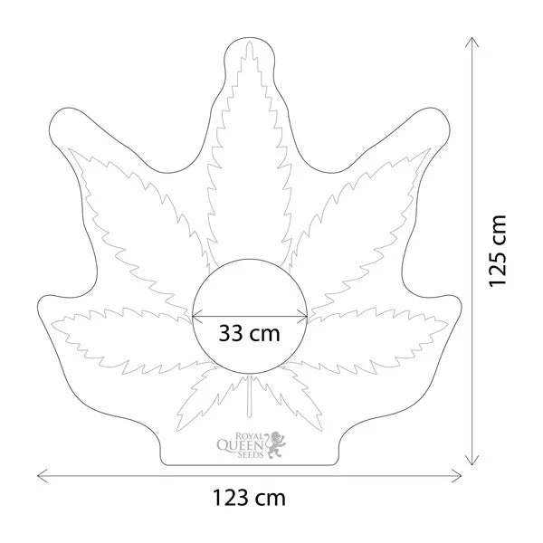 Royal Queen Seeds Weed Leaf Pool Float