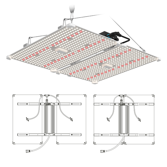LUMii BLACK Blade 400W LED Grow Light