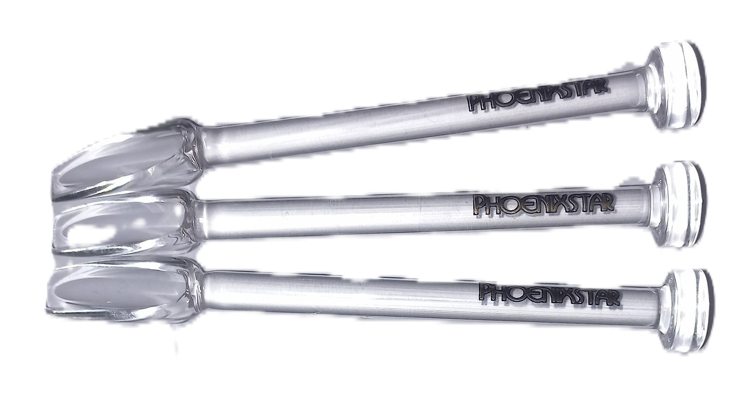 Phoenix Star Glass Spoon Dabber 4 Inch – Clear Borosilicate Concentrate Dab Tool