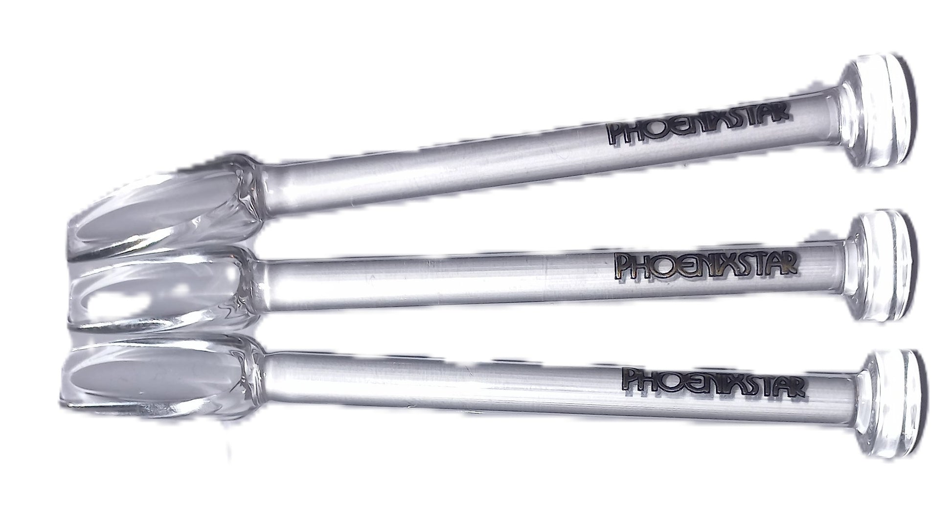 Phoenix Star Glass Spoon Dabber 4 Inch – Clear Borosilicate Concentrate Dab Tool