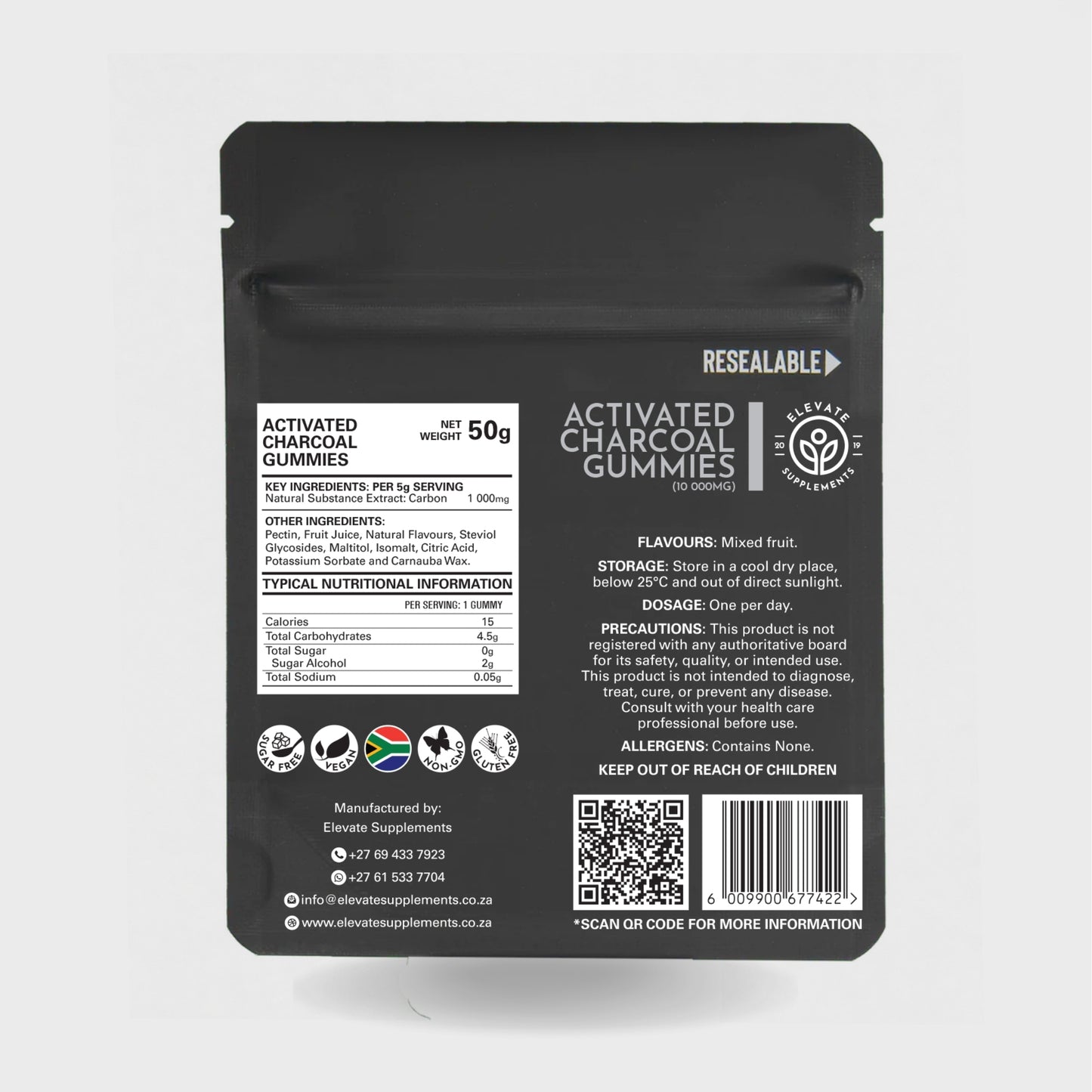 Elevate Activated Charcoal Gummies