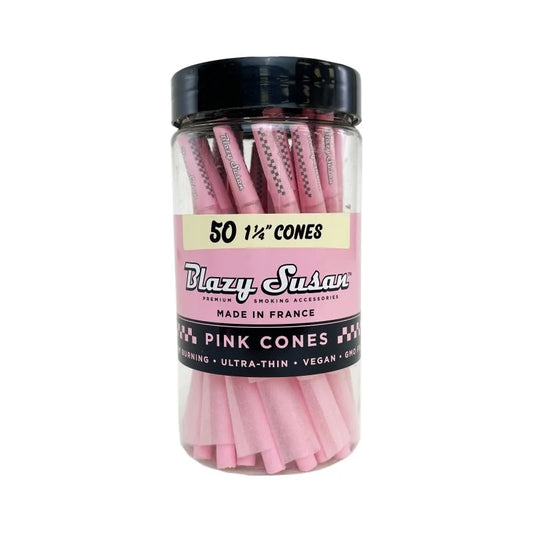 Blazy Susan Pink Cones 1&1/4 Jar of 50