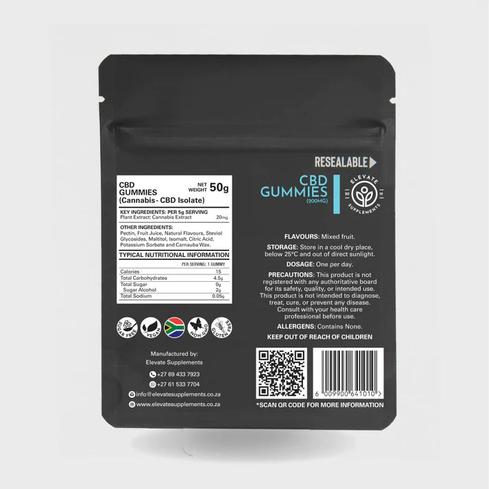Elevate Supplements CBD Gummies