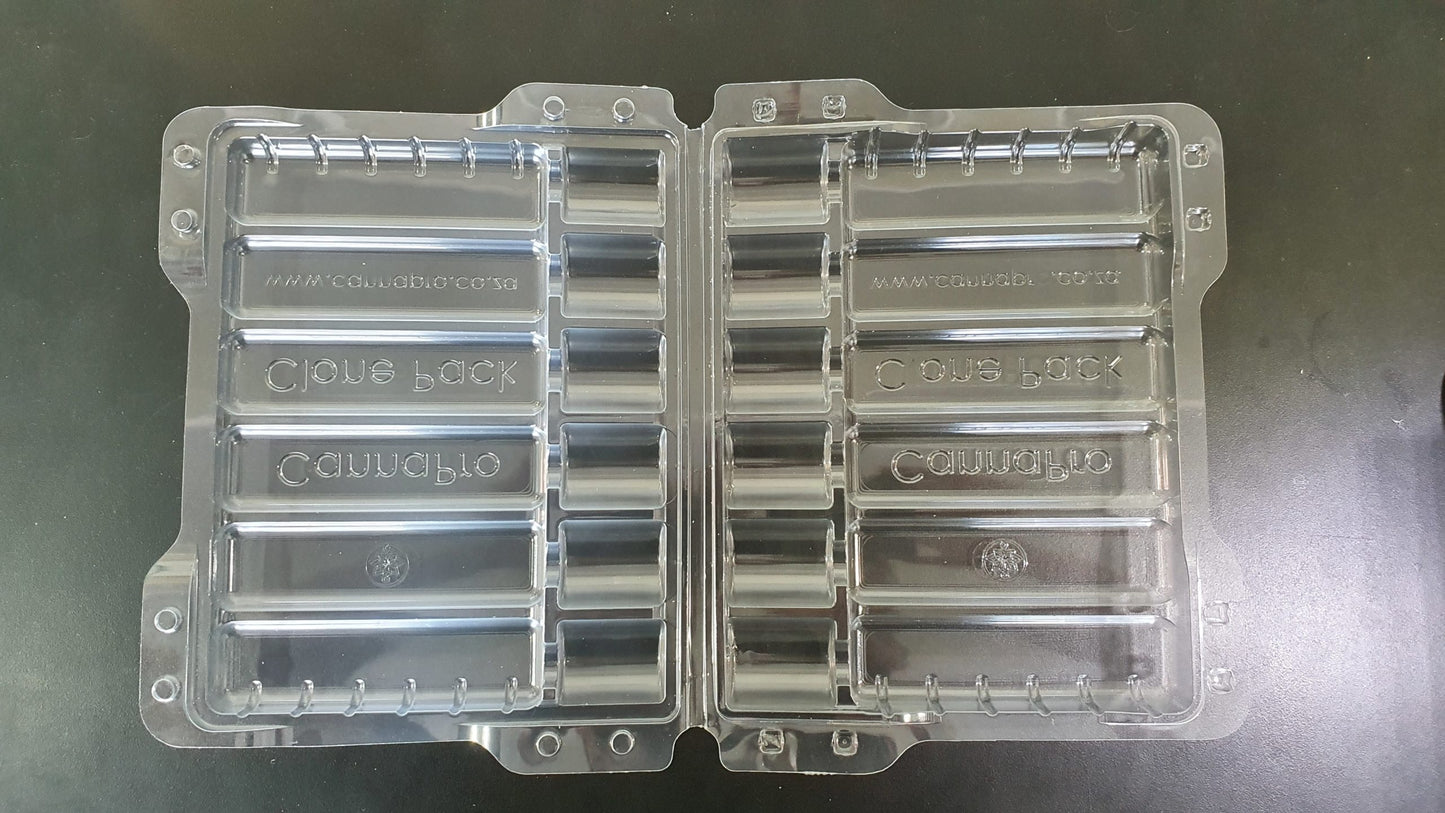 Clone Transporter Trays holding 6 clones securely for safe plant transport with moisture and airflow protection