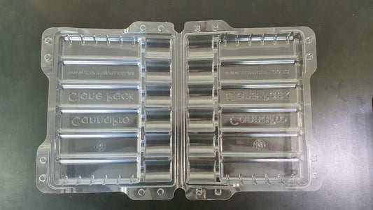 Clone Transporter Trays holding 6 clones securely for safe plant transport with moisture and airflow protection