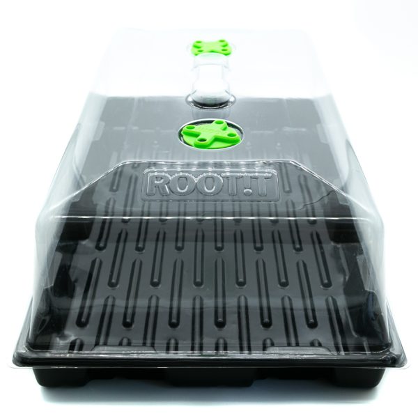 Cloning Dome Trays with clear humidity dome and base tray for seed germination, cloning and early plant propagation