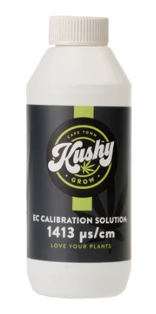 Kushy EC Calibration Solution 1413 250ml for accurate electrical conductivity meter calibration