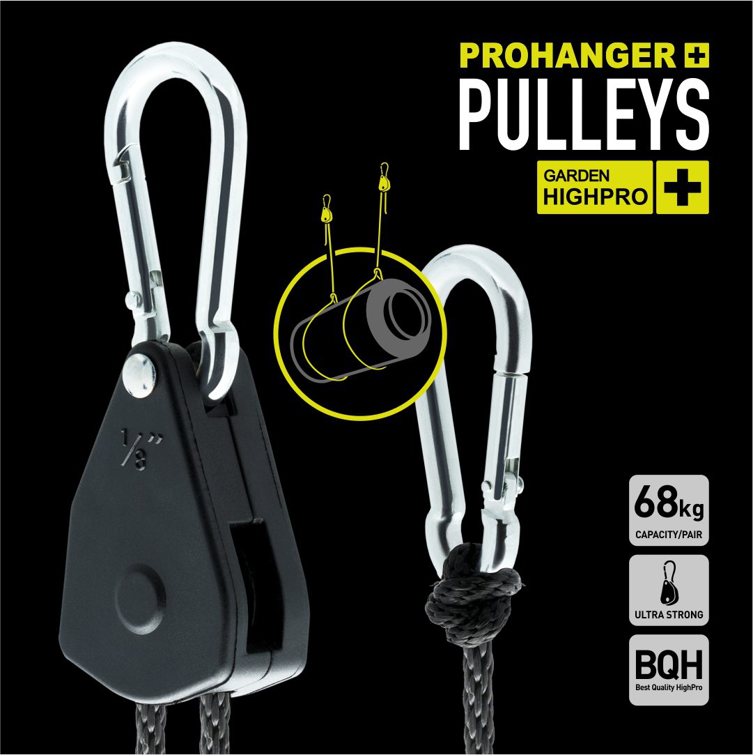 Garden HighPro ProHangers adjustable heavy-duty hangers for grow lights and fans in indoor grow rooms and tents