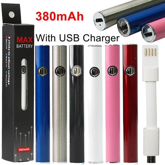 Max Vape Batteries (White)