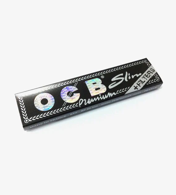 OCB Rolling Papers Black Slim + Filters