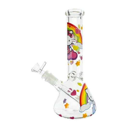 Hello Kitty Rainbow Glass Bong