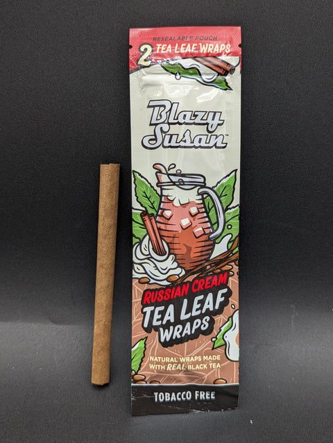 Blazy Susan Tea Leaf Wraps Russian Cream
