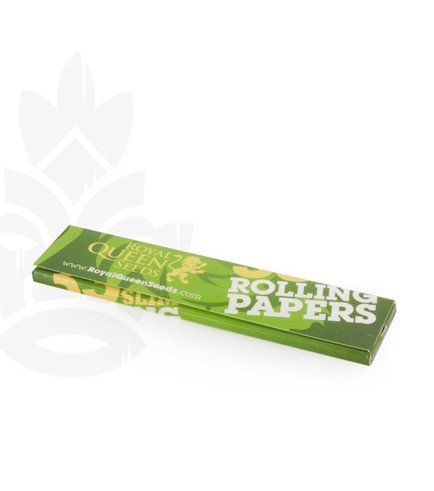 Royal Queen Seeds King Size Rolling Papers – Green Slim Pack, Ultra Thin Slow Burn
